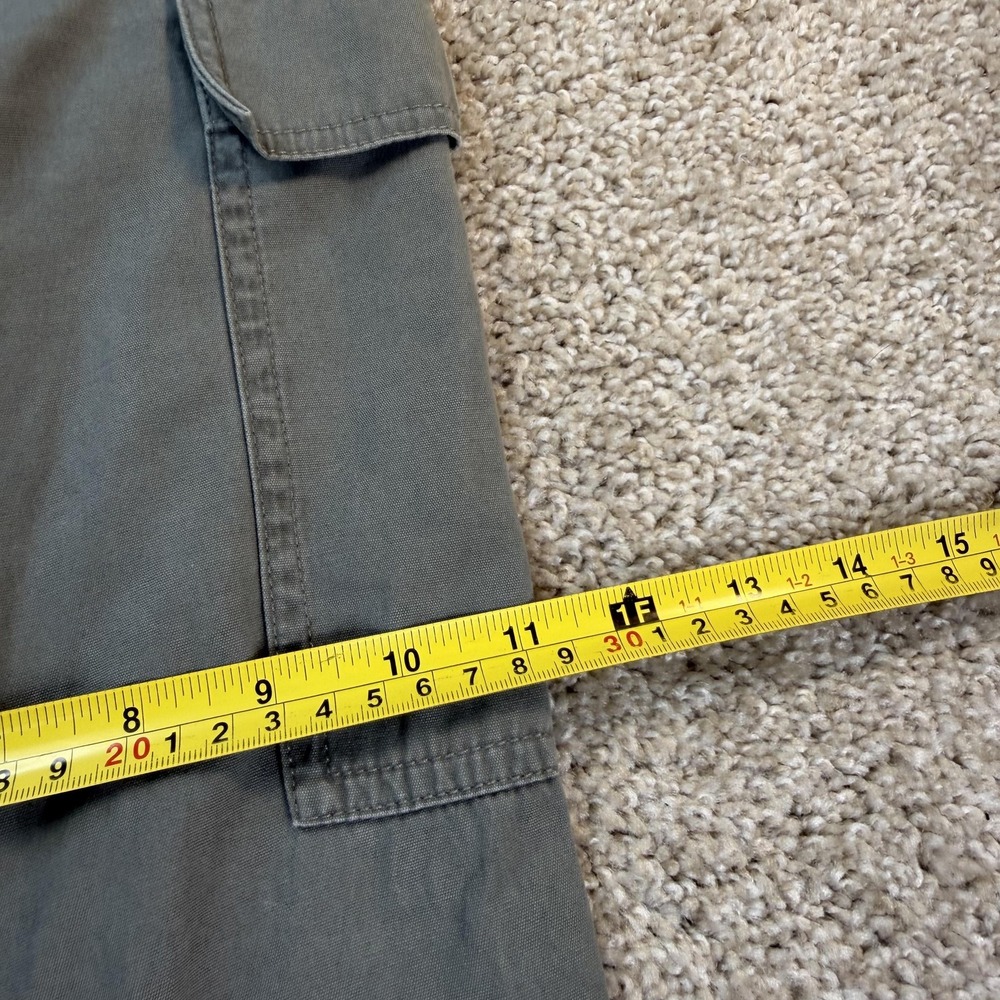 Y2K American Eagle Outfitters Cargo Pants Womens 6 Gray Relaxed Fit Straight Leg - Picture 6 of 10